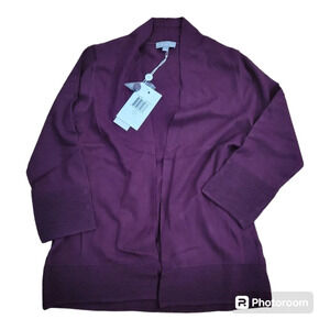 Evolution cardigan Womens Size S Plum